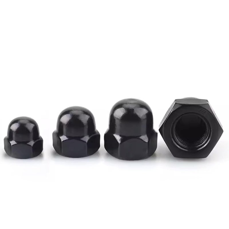 sotoolstop Store M6 Black Acorn Cap Nuts, M6-1.0 Black Acorn Nut Stainless Steel 18-8(304), 20Pcs-Pack - Image 2